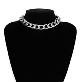 Gothic Short Chain Exaggerated Metal Fashion Love
