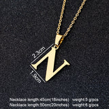 Steel Letters Necklaces, Women/Men's Jewelry