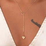 Heart Chain Necklace, Women's  Jewelry