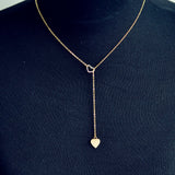 Heart Chain Necklace, Women's  Jewelry