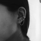 Vintage Boho Moon Earrings, Women's Jewelry