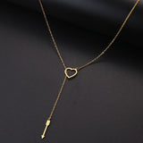 Long Chain Pendant Necklace Creative, Women's  Jewelry