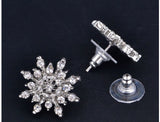 Crystal Snow Flake Earing, Women Jewelry