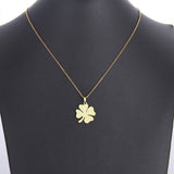 Lucky Leaf Necklace, Women/Man Jewelry