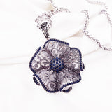 Flower Long Necklace Women New Fashion Jewelry
