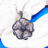 Flower Long Necklace Women New Fashion Jewelry