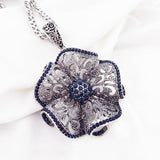 Flower Long Necklace Women New Fashion Jewelry