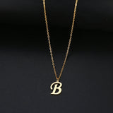 A-Z Alphabet Letter Pendant Necklaces, Women's Jewelry