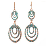 Vintage Geometric Earrings, Women's Jewelry