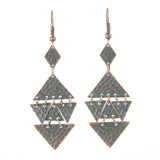 Vintage Geometric Earrings, Women's Jewelry