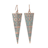 Vintage Geometric Earrings, Women's Jewelry