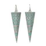 Vintage Geometric Earrings, Women's Jewelry