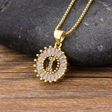 Letter Charm Necklace, Women's Jewelry