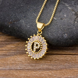 Letter Charm Necklace, Women's Jewelry