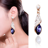 Crystal Water Dropearrings Earrings, Women's Jewelry