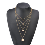 Multilayer Choker Necklace Chain Bohemian, Women's Jewelry