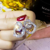 Round Earrings, Women's Jewelry