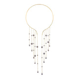 Pendant Cuff Choker Necklace, Women's Jewelry