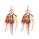 Bohemian Hollow Dream Catcher Earrings, Women's Jewelry