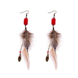 Bohemian Hollow Dream Catcher Earrings, Women's Jewelry