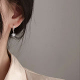 Crystal Star And Moon Earrings, Women Jewelry