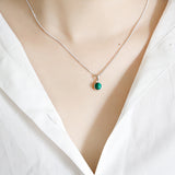 Natural Gemstone Pendants Necklaces, Women's Jewelry