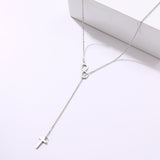 Cross And Digital 8 Necklaces, Women's  Jewelry