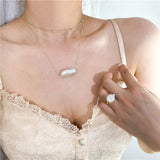 Pearls Chain Necklace, Women's Jewelry