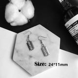 Sliver Handcuffs Blade Drop Earrings For Women Jewelry