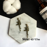 Sliver Handcuffs Blade Drop Earrings For Women Jewelry