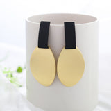 Summer Style Golden Drop Earrings, Women's Jewelry