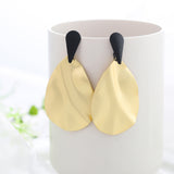 Summer Style Golden Drop Earrings, Women's Jewelry