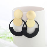 Summer Style Golden Drop Earrings, Women's Jewelry