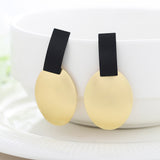 Summer Style Golden Drop Earrings, Women's Jewelry