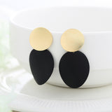Summer Style Golden Drop Earrings, Women's Jewelry