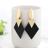 Summer Style Golden Drop Earrings, Women's Jewelry