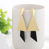 Summer Style Golden Drop Earrings, Women's Jewelry