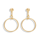 Metal Dangle Earrings, Women's Jewelry