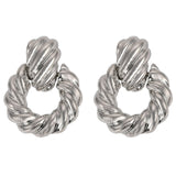 Metal Dangle Earrings, Women's Jewelry