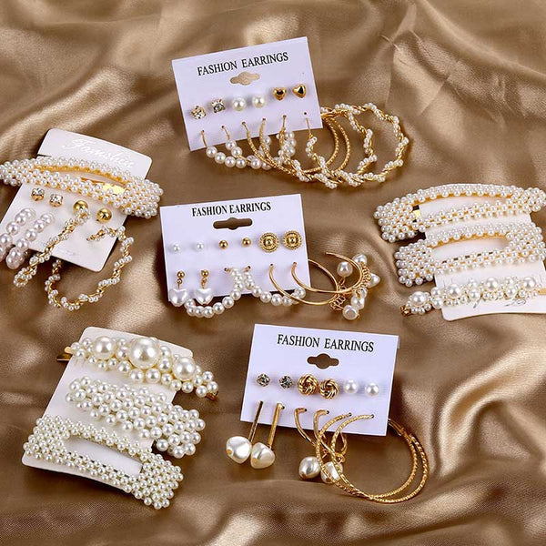 Vintage Jewelry Hairpin Set, Women's Jewelry