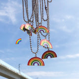 Rainbow Pendant Necklace, Women's Jewelry