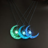 Moon Glowing Necklace, Women's Jewelry