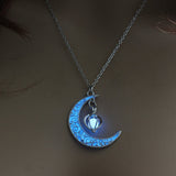 Moon Glowing Necklace, Women's Jewelry