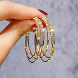Round Crystal Earing, Women's Jewelry