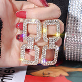 Round Crystal Earing, Women's Jewelry