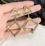 Round Crystal Earing, Women's Jewelry