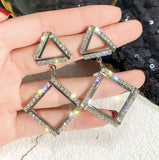 Round Crystal Earing, Women's Jewelry