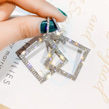 Round Crystal Earing, Women's Jewelry