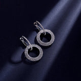 Round Crystal Earing, Women's Jewelry