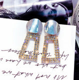 Round Crystal Earing, Women's Jewelry